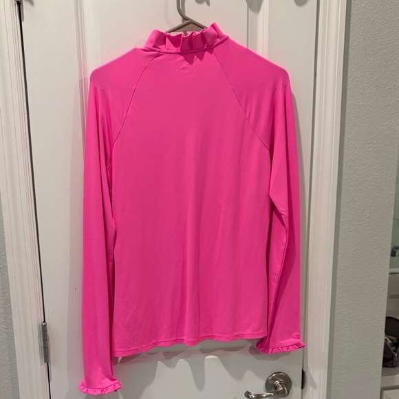 Lilly Pulitzer Hot Pink Long Sleeve Top - Picture 6 of 6